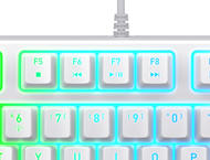 Клавиатури Xtrfy K4 TKL White RGB Kailh Red Switch, US Layout