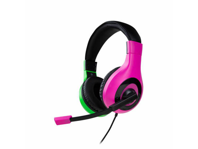 Слушалки Nacon Bigben Nintendo Switch Headset Pink+Green