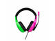 Слушалки Nacon Bigben Nintendo Switch Headset Pink+Green