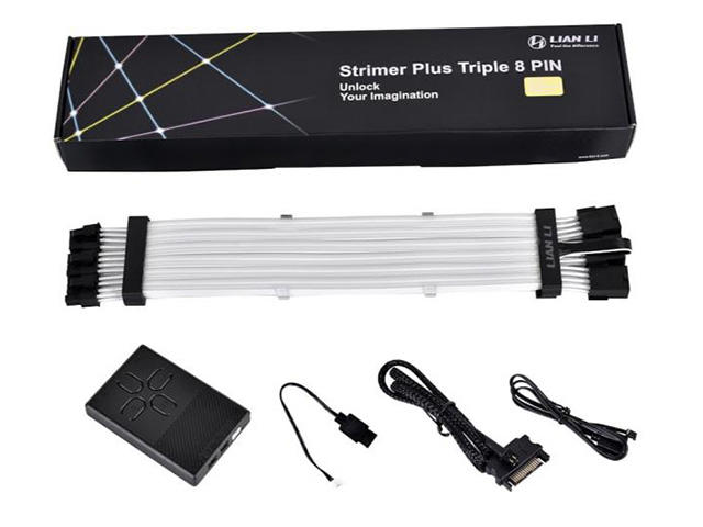 Кабели за компоненти Lian Li Strimer Plus 3x8-PIN RGB PCIe