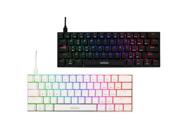 Клавиатури Gamdias HERMES E3, White