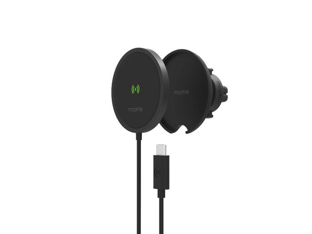 Зарядни устройства Mophie-Snap+ Wireless Vent Mount Black
