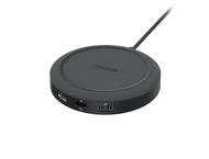 Зарядни устройства Mophie-Universal Wireless-Charging (10W) Hub-Black-EU, 3xUSB-C PD (20W)