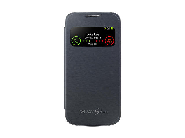 Калъфи Samsung S View Cover за GALAXY S 4 mini, в черно