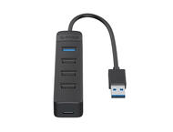 USB Хъб Orico TWU32-4A-10-BK