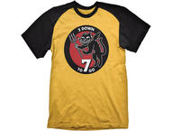 Облекло и аксесоари Wolfenstein Raglan T-Shirt 7 To Go Yellow, Size L