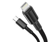Кабели и Адаптери Baseus High Density Braided USB-C to Lightning Cable PD 20W (CATLGD-01), 100 см