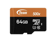 Карти памет Team Group 64GB Micro SDHC/SDXC UHS-I Orange Card + SD Adapter