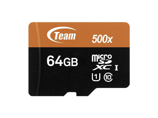 Карти памет Team Group 64GB Micro SDHC/SDXC UHS-I Orange Card + SD Adapter
