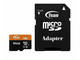 Карти памет Team Group 32GB Micro SDHC/SDXC UHS-I Orange Card + SD Adapter