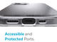 Калъфи Speck iPhone 13 Mini (fits 12 mini) Presidio Perfect Clear Glitter Clear/Platinum Glitter