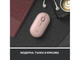 Мишки Logitech Pebble M350, Rose, с нарушена опаковка