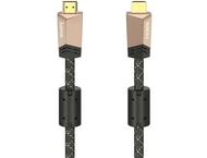 Кабели и Адаптери Hama Premium HDMI™ кабел с Ethernet, щепсел - щепсел, феритен, метален, 1.5 метра