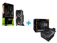 Видео карти EVGA GeForce GTX 1660 SUPER SC ULTRA GAMING + EVGA 500 BR Bronze 500W