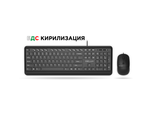 Клавиатури Delux K190U+M320BU