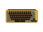 Клавиатури Logitech POP Keys Wireless Mechanical Keyboard With Emoji Keys, US, BLAST YELLOW