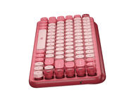 Клавиатури Logitech POP Keys Wireless Mechanical Keyboard With Emoji Keys, US, HEARTBREAKER ROSE