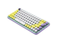Клавиатури Logitech POP Keys Wireless Mechanical Keyboard With Emoji Keys, US, DAYDREAM MINT