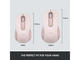 Мишки Logitech Signature M650 Wireless Mouse - ROSE