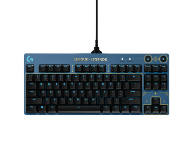 Клавиатури Logitech G PRO Mechanical Keyboard League of Legends Edition - LOL-WAVE2 - US INT'L - EMEA