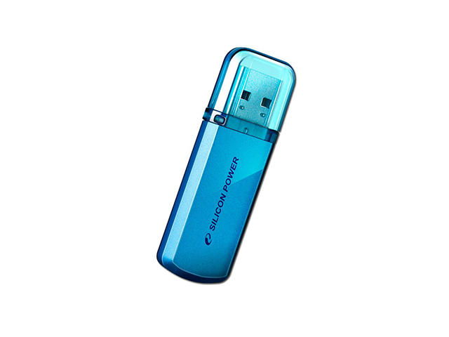 USB памети 8GB Silicon Power Helios Blue USB 2.0