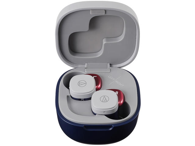 Слушалки Audio-Technica ATH-SQ1TW - червени