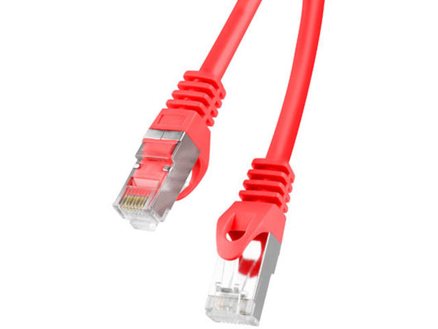 Кабели и Адаптери Lanberg CAT.5E FTP Patch Cable 10m, червен