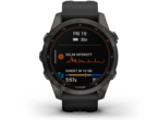Смарт часовници Garmin Fenix 7S Sapphire Solar Carbon Gray DLC Titanium/ Black