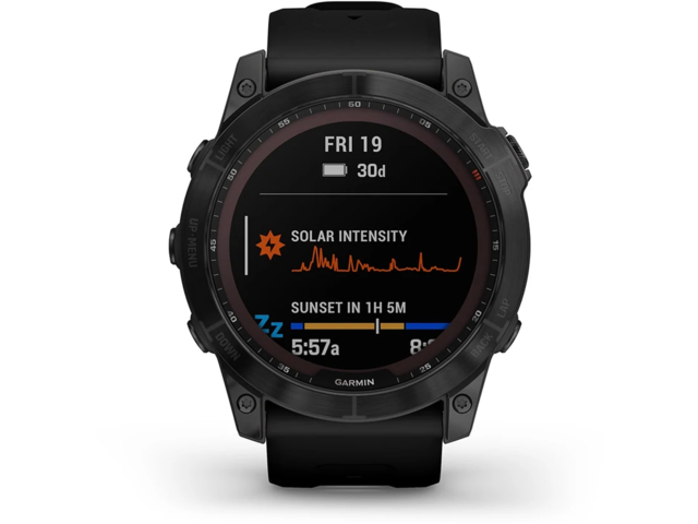 Смарт часовници Garmin Fenix 7X Sapphire Solar Black DLC Titanium/Black