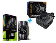 Видео карти EVGA GeForce RTX 2060 SC GAMING + EVGA 500 BR Bronze 500W