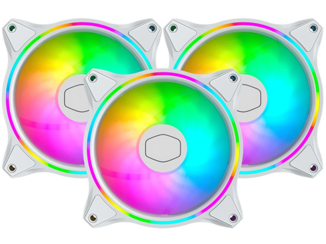 Вентилатори Cooler Master MasterFan MF120 Halo White edition ARGB 3 in 1