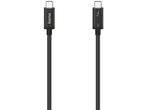 Кабели и Адаптери Hama "USB-C" Thunderbolt-3 кабел, 20 Gbit/s, 5A, 100W, Ultra-HD 4K, 1 метър