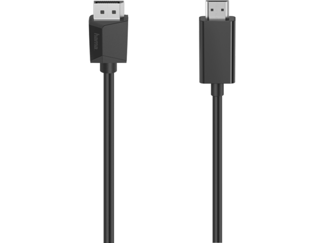 Кабели и Адаптери Hama Video Cable, DisplayPort Plug - HDMI™ Plug, Ultra-HD 4K, 1.50 метра