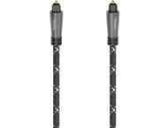 Кабели и Адаптери Hama Audio Optical Fibre Cable, ODT Plug (Toslink), Metal, 1.5 метра