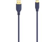 Кабели и Адаптери Hama "Flexi-Slim" USB-C Cable, USB 2.0, 480 Mbit/s, Blue Depths, 0.75 m 