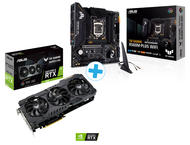 Видео карти ASUS TUF Gaming GeForce RTX 3060 12G V2 + ASUS TUF GAMING B560M PLUS Wi-Fi