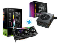 Видео карти EVGA GeForce RTX 3070 FTW3 ULTRA GAMING LHR + EVGA 850 GQ Gold 850W