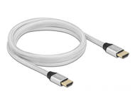 Кабели и Адаптери Delock Ultra High Speed HDMI Cable 48 Gbps 8K 60 Hz silver 2 m certified