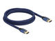 Кабели и Адаптери Delock Ultra High Speed HDMI Cable 48 Gbps 8K 60 Hz blue 2 m certified