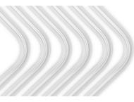 Тръби EK-Loop Hard Tube 16mm 0.8m Pre-Bent 90° - Acrylic (6pcs)