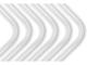 Тръби EK-Loop Hard Tube 16mm 0.8m Pre-Bent 90° - Acrylic (6pcs)