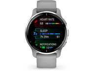 Смарт часовници Garmin Venu 2 Plus Silver Powder Gray