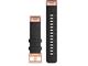 Каишки Garmin QuickFit 20  Heathered Black Nylon with Rose Gold Hardware
