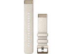 Каишки Garmin QuickFit 20 Cream Heathered Nylon с Cream Gold