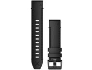 Каишки Garmin QuitFit 22 Black Leather Strap