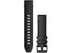 Каишки Garmin QuitFit 22 Black Leather Strap