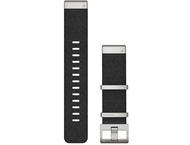 Каишки Garmin QuitFit 22 Jacquard Weave Nylon Strap Black