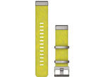 Каишки Garmin QuitFit 22 Jacquard Weave Nylon Strap, Yel/Green