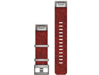 Каишки Garmin QuitFit 22 Jacquard Weave Nylon Strap Red