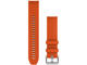Каишки Garmin QuitFit 22 Ember Orange Silicone Strap